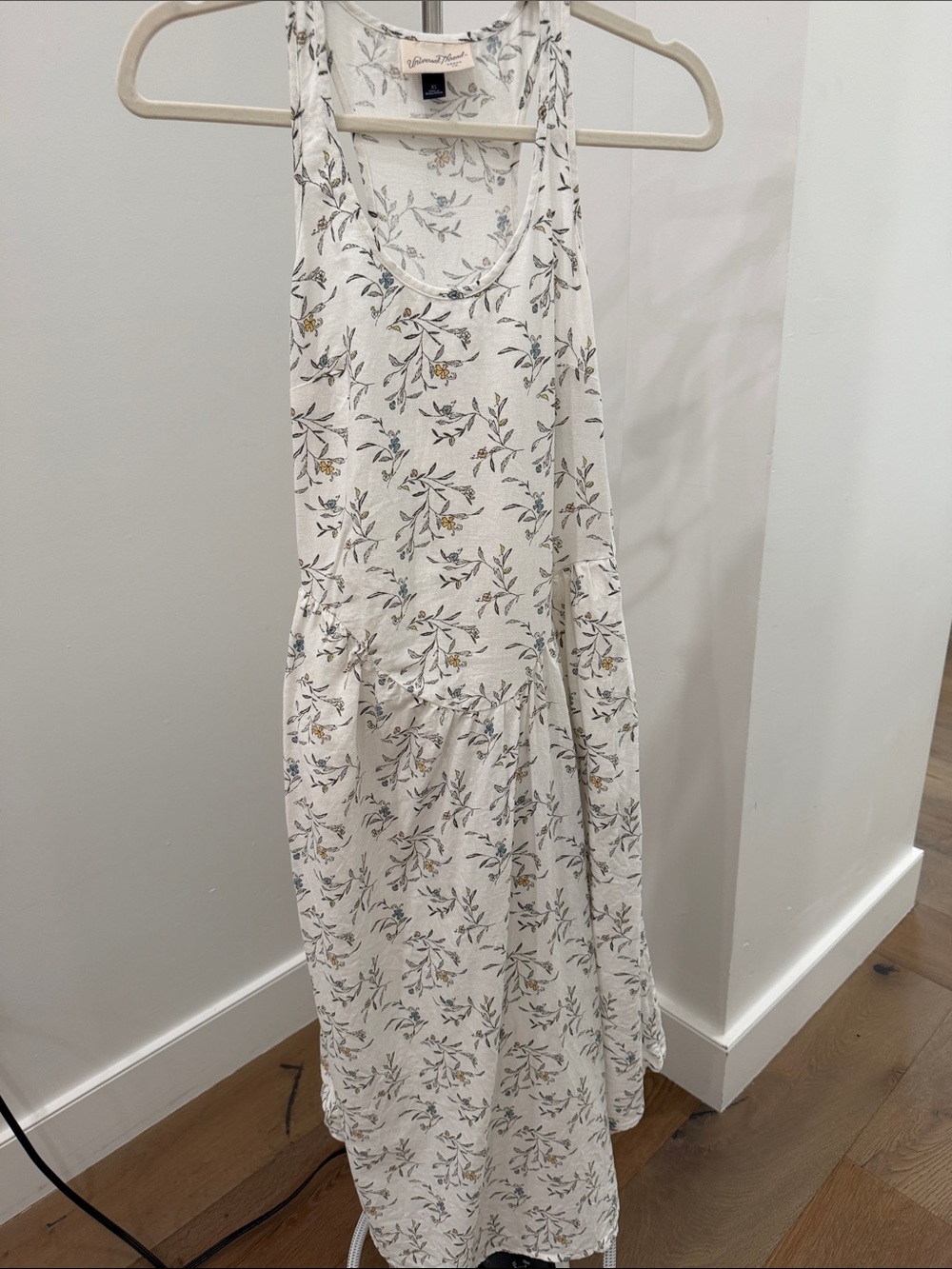 Universal Thread Cream Floral Midi Dress